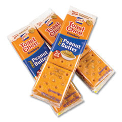 Toast Chee Peanut Butter Cracker Sandwiches, 1.52 oz Pack, 40 Packs/Box, Ships in 1-3 Business Days - OrdermeInc