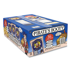 PIRATE BRANDS Puffs, Aged White Cheddar, 0.5 oz Bag, 36/Box, Ships in 1-3 Business Days - OrdermeInc