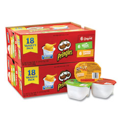 Potato Chips, Assorted, 0.67 oz Tub, 18 Tubs/Box, 2 Boxes/Carton, Ships in 1-3 Business Days - OrdermeInc
