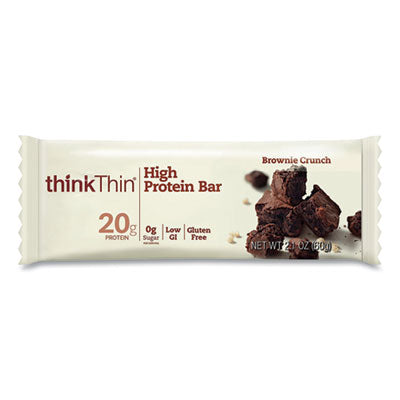 High Protein Bars, Brownie Crunch, 2.1 oz Bar, 10 Bars/Carton OrdermeInc OrdermeInc