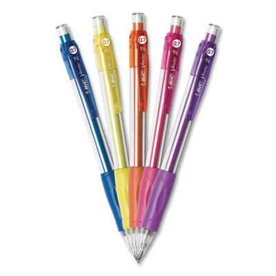 Velocity Original Mechanical Pencil, 0.7 mm, HB (#2), Black Lead, Assorted Barrel Colors, 5/Pack OrdermeInc OrdermeInc