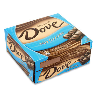 Dove® Chocolate Milk Chocolate Bars, 1.44 oz, 18 Bars/Carton, Ships in 1-3 Business Days  Ships in 1-3 business days OrdermeInc OrdermeInc