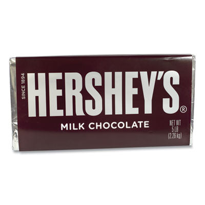 Milk Chocolate Bar, 5 lb Bar, Ships in 1-3 Business Days OrdermeInc OrdermeInc