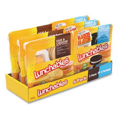 Lunchables Variety Pack, Turkey/American and Ham/Cheddar, 6/Carton, Ships in 1-3 Business Days OrdermeInc OrdermeInc