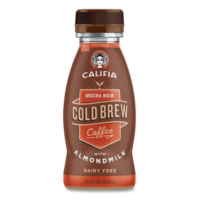 Cold Brew Coffee with Almond Milk, 10.5 oz Bottle, Mocha Noir, 8/Pack, Ships in 1-3 Business Days OrdermeInc OrdermeInc