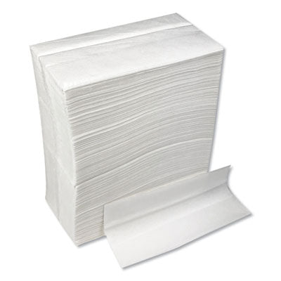 Tall-Fold Napkins, 1-Ply, 7 x 13 1/4, White, 10,000/Carton OrdermeInc OrdermeInc