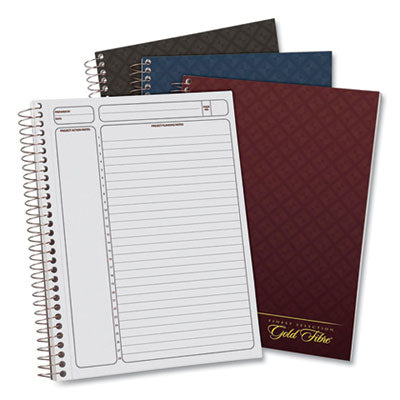 AMPAD/DIV. OF AMERCN PD&PPR Gold Fibre Project Planner, 1-Subject, Lecture/Cornell Rule, Randomly Assorted Cover Color, (84) 9.5 x 7.25 Sheets - OrdermeInc