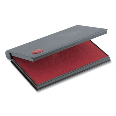 2000 PLUS One-Color Felt Stamp Pad, #2, 6.25" x 3.5", Red OrdermeInc OrdermeInc