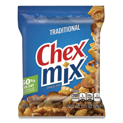 Traditional Snack Mix, 1.75 oz Snack Pack, 60 Packs/Carton OrdermeInc OrdermeInc