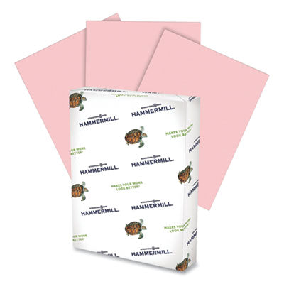 Fore Multipurpose Print Paper, 20 lb Bond Weight, 8.5 x 14, Pink, 500/Ream - OrdermeInc