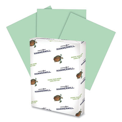 Fore Multipurpose Print Paper, 20 lb Bond Weight, 8.5 x 14, Light Green, 500/Ream - OrdermeInc