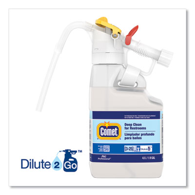 P&G Professional™ Dilute 2 Go, Comet Deep Clean for Restrooms, Fresh Scent, , 4.5 L Jug, 1/Carton OrdermeInc OrdermeInc