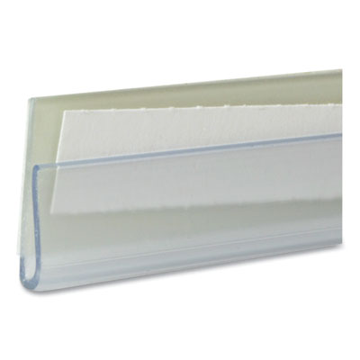 Shelf Labeling Strips, Side Load, 4 x 0.78, Clear, 10/Pack OrdermeInc OrdermeInc