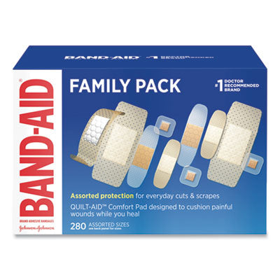 BAND-AID® Sheer/Wet Adhesive Bandages, Assorted Sizes, 280/Box OrdermeInc OrdermeInc