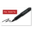 Pen-Style Permanent Marker Value Pack, Fine Bullet Tip, Black, 36/Pack OrdermeInc OrdermeInc