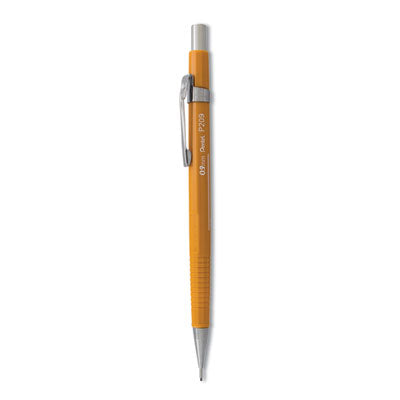 PENTEL OF AMERICA Sharp Mechanical Pencil, 0.9 mm, HB (#2), Black Lead, Yellow Barrel - OrdermeInc