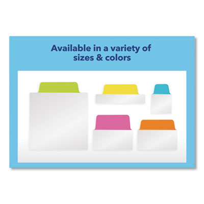 Ultra Tabs Repositionable Tabs, Standard: 2" x 1.5", 1/5-Cut, Assorted Neon Colors, 24/Pack OrdermeInc OrdermeInc