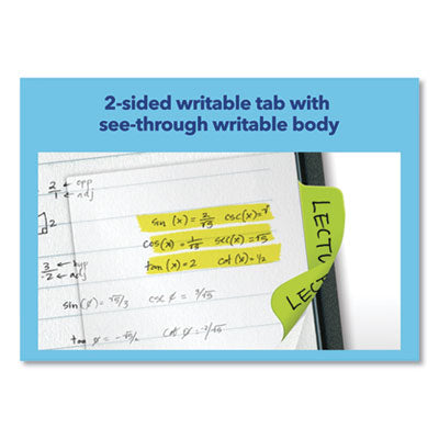 Ultra Tabs Repositionable Tabs, Standard: 2" x 1.5", 1/5-Cut, Assorted Colors (Blue, Green and Red), 48/Pack OrdermeInc OrdermeInc