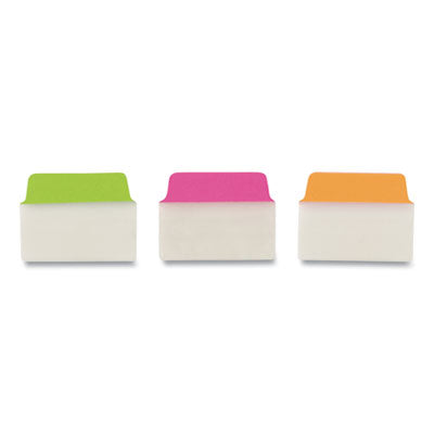 Ultra Tabs Repositionable Tabs, Standard: 2" x 1.5", 1/5-Cut, Assorted Neon Colors, 24/Pack OrdermeInc OrdermeInc