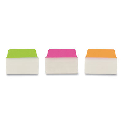 Ultra Tabs Repositionable Tabs, Standard: 2" x 1.5", 1/5-Cut, Assorted Neon Colors, 48/Pack OrdermeInc OrdermeInc