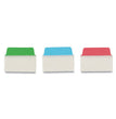 Ultra Tabs Repositionable Tabs, Standard: 2" x 1.5", 1/5-Cut, Assorted Colors (Blue, Green and Red), 24/Pack OrdermeInc OrdermeInc