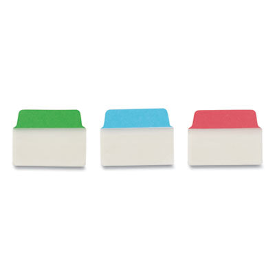 Ultra Tabs Repositionable Tabs, Standard: 2" x 1.5", 1/5-Cut, Assorted Colors (Blue, Green and Red), 24/Pack OrdermeInc OrdermeInc