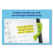 Ultra Tabs Repositionable Tabs, Standard: 2" x 1.5", 1/5-Cut, Assorted Neon Colors, 48/Pack OrdermeInc OrdermeInc
