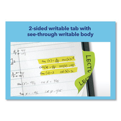 Ultra Tabs Repositionable Tabs, Standard: 2" x 1.5", 1/5-Cut, Assorted Neon Colors, 48/Pack OrdermeInc OrdermeInc