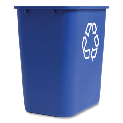 COASTWIDE PROFESSIONAL Open Top Indoor Recycling Container, Plastic, Blue - OrdermeInc