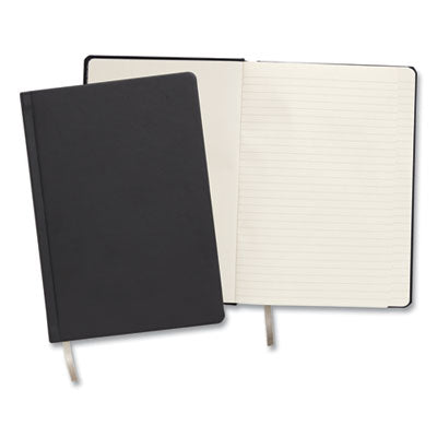 TRU RED™ Hardcover Business Journal, 1-Subject, Narrow Rule, Black Cover, (96) 8 x 5.5 Sheets - OrdermeInc