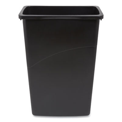 Open Top Indoor Trash Can, 10.25 gal, Plastic, Black OrdermeInc OrdermeInc