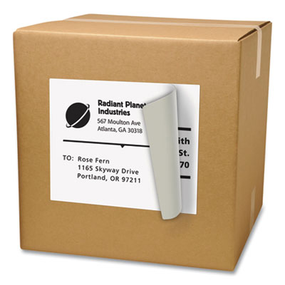 Shipping Labels with TrueBlock Technology, Inkjet/Laser Printers, 8.5 x 11, White, 500/Box OrdermeInc OrdermeInc
