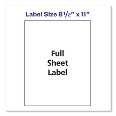 Shipping Labels with TrueBlock Technology, Laser Printers, 8.5 x 11, White, 25/Pack OrdermeInc OrdermeInc