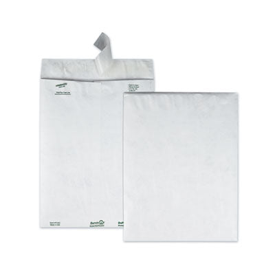 Lightweight 14 lb Tyvek Catalog Mailers, #12 1/2, Square Flap, Redi-Strip Adhesive Closure, 9.5 x 12.5, White, 100/Box OrdermeInc OrdermeInc