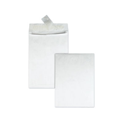 Survivor® Lightweight 14 lb Tyvek Open End 1.5" Expansion Mailers, #13 1/2, Square Flap, Redi-Strip Closure, 10 x 13, White, 25/Box OrdermeInc OrdermeInc