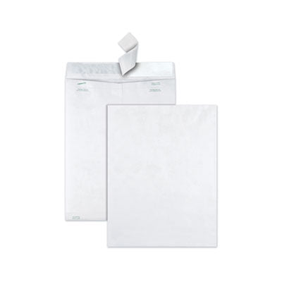 Lightweight 14 lb Tyvek Catalog Mailers, #15 1/2, Square Flap, Redi-Strip Adhesive Closure, 12 x 16, White, 100/Box OrdermeInc OrdermeInc