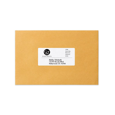 AVERY PRODUCTS CORPORATION Dot Matrix Printer Mailing Labels, Pin-Fed Printers, 1.94 x 4, White, 5,000/Box