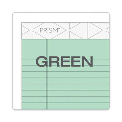 TOPS™ Prism + Colored Writing Pads, Narrow Rule, 50 Pastel Green 5 x 8 Sheets, 12/Pack OrdermeInc OrdermeInc