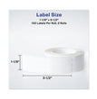 Multipurpose Thermal Labels, 1.13 x 3.5, White, 130/Roll, 2 Rolls/Pack OrdermeInc OrdermeInc