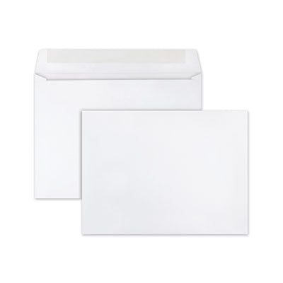 Open-Side Booklet Envelope, #10 1/2, Cheese Blade Flap, Gummed Closure, 9 x 12, White, 250/Box OrdermeInc OrdermeInc