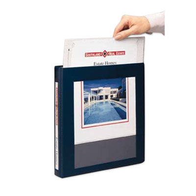 AVERY PRODUCTS CORPORATION Framed View Heavy-Duty Binders, 3 Rings, 0.5" Capacity, 11 x 8.5, Black
