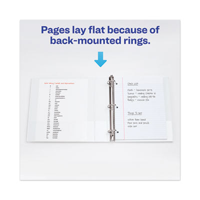 TouchGuard Protection Heavy-Duty View Binders with Slant Rings, 3 Rings, 2" Capacity, 11 x 8.5, White OrdermeInc OrdermeInc