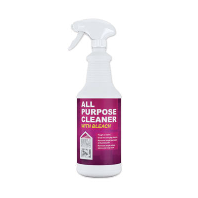 All Purpose Cleaner with Bleach, 32 oz Bottle, 6/Carton OrdermeInc OrdermeInc