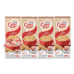 NESTLE Liquid Coffee Creamer, Original, 0.38 oz Mini Cups, 50/Box, 4 Boxes/Carton, 200 Total/Carton - OrdermeInc
