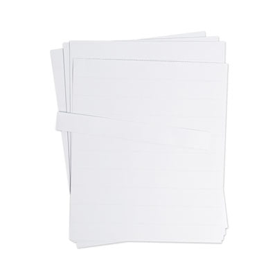Data Card Replacement Sheet, 8.5 x 11 Sheets, Perforated at 1", White, 10/Pack OrdermeInc OrdermeInc