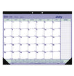 Academic 13-Month Desk Pad Calendar, 11 x 8.5, Black Binding, 13-Month (July to July): 2023 to 2024 - OrdermeInc