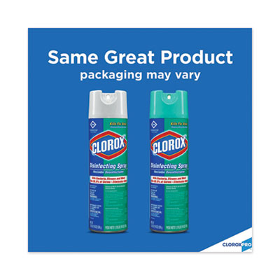 CLOROX SALES CO. Disinfecting Spray, Fresh, 19 oz Aerosol Spray - OrdermeInc