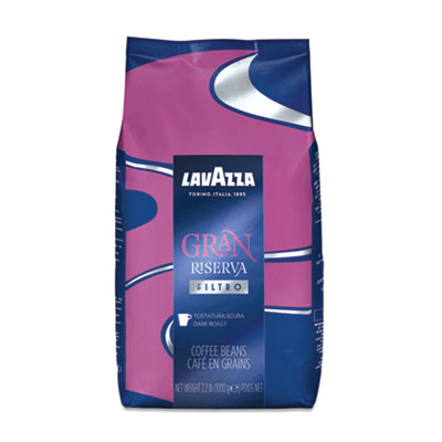 LAVAZZA Gran Riserva Whole Bean Coffee, Dark and Bold, 2.2 lb Bag - OrdermeInc