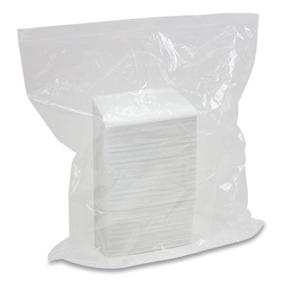 Easy Task F310 Wiper, Quarterfold, 1-Ply, 10 x 13, White, Zipper Bag, 175/Bag, 6 Bags/Carton OrdermeInc OrdermeInc