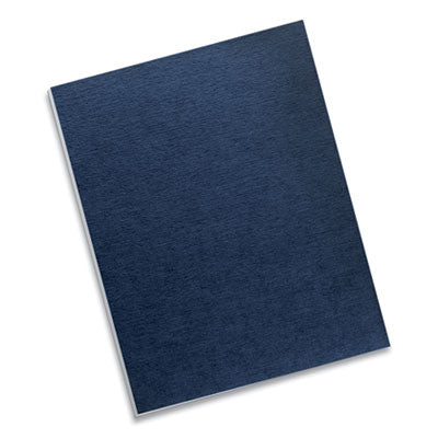 Fellowes® Expressions Linen Texture Presentation Covers for Binding Systems, Navy, 11.25 x 8.75, Unpunched, 200/Pack OrdermeInc OrdermeInc